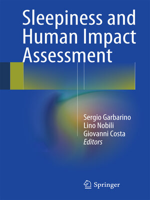 cover image of Sleepiness and Human Impact Assessment
